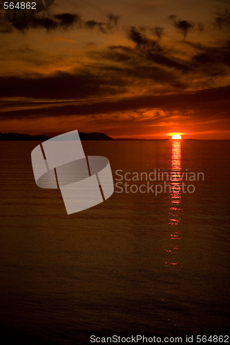 Image of Strait of Juan de Fuca Sunset