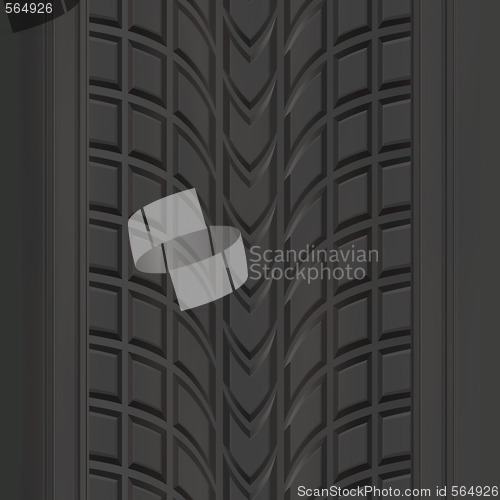 Image of Tire Tread Pattern