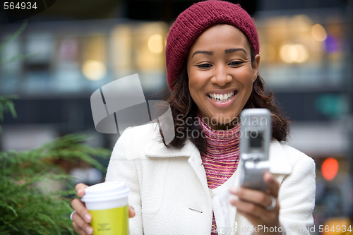 Image of Business Woman In The City