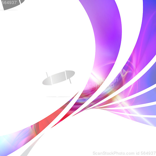 Image of Colorful Swoosh Layout