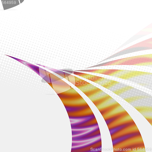 Image of Funky Swoosh Layout