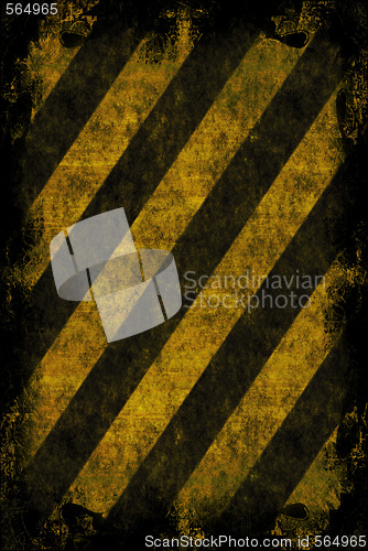 Image of Grunge Hazard Stripes