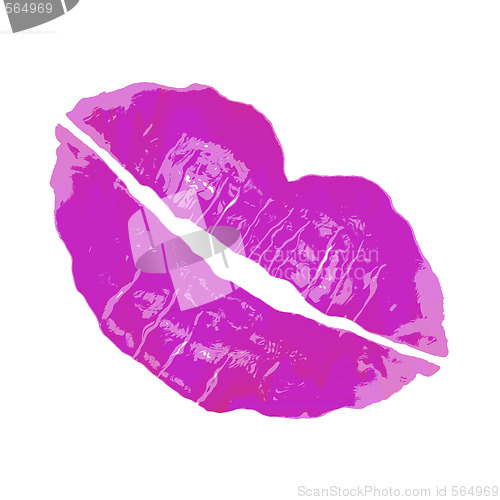 Image of Pink Lipstick Smudge
