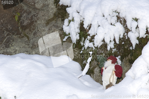 Image of Santa at christmas