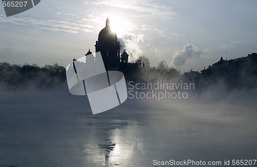 Image of Winter on Niva river