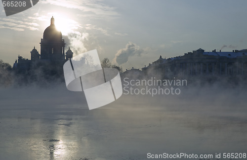 Image of Winter on Niva river