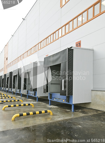 Image of Empty loading docks