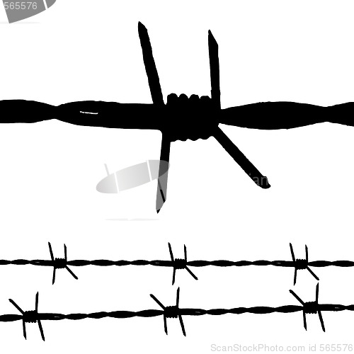 Image of barbed wire