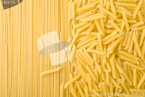 Image of uncooked pasta