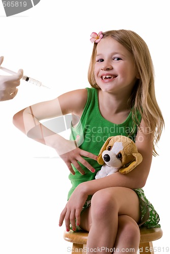 Image of Child getting a booster