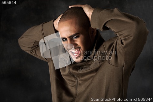 Image of Dramatic Hispanic guy