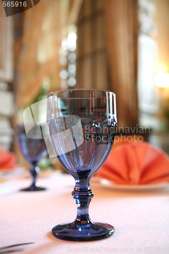Image of Blue Goblet for Wine