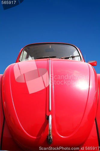 Image of Vintage Red Car