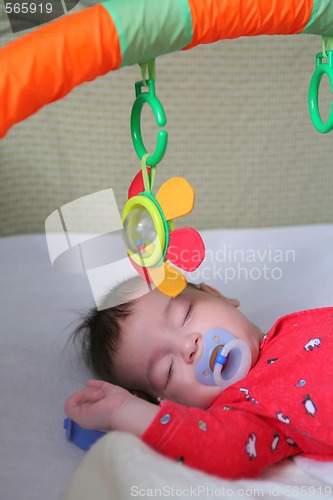 Image of baby sweetly sleeps