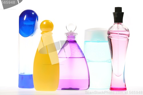 Image of varicoloured vials
