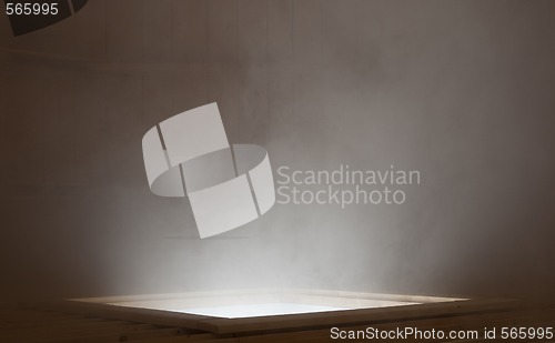 Image of Mysterious light and smoke