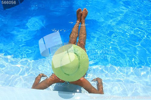 Image of Pretty blonde woman 