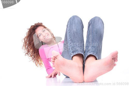 Image of happy young woman