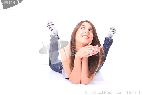 Image of happy young woman
