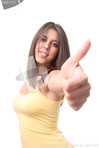 Image of happy young woman