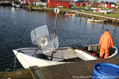 Image of harbour in skåre in sweden