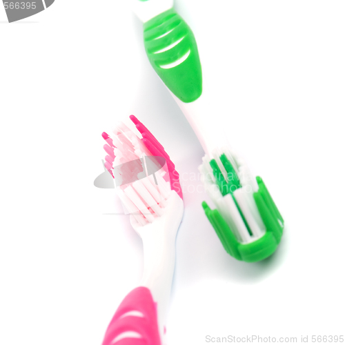 Image of two toothbrushes