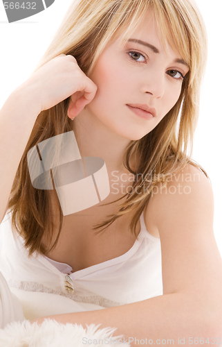 Image of lovely teenage girl