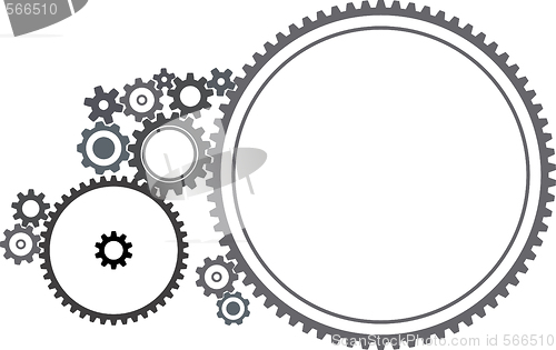 Image of Various cogwheels