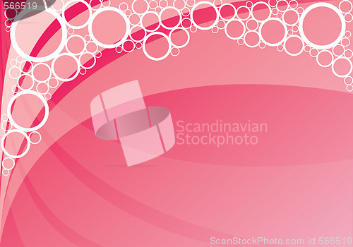 Image of Pink bubbles background