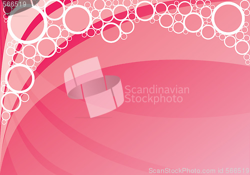 Image of Pink bubbles background