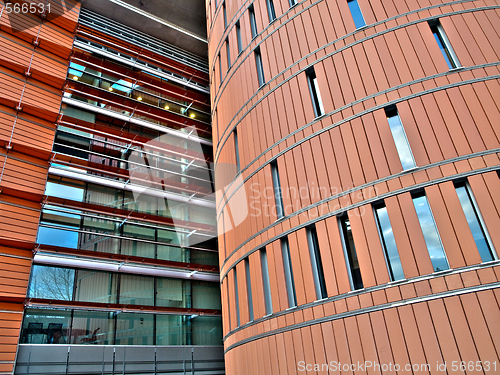 Image of Red Corporate building