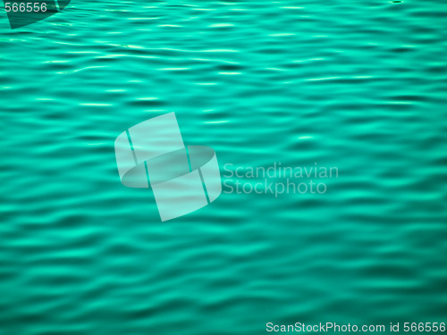 Image of Green water background