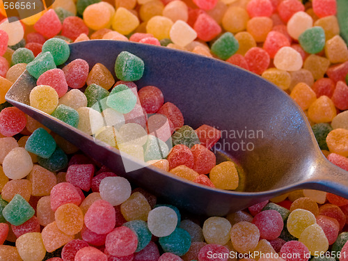 Image of Candies with spoon