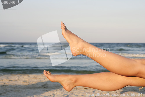Image of Woman's legs.
