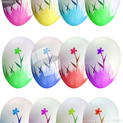 Image of Painted easter eggs 