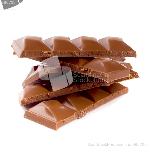 Image of pile of milk chocolate