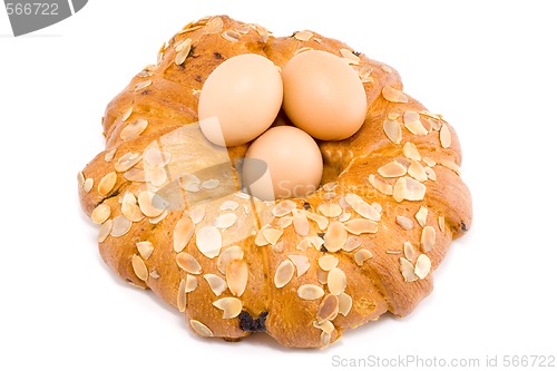 Image of Easter Wreath with Eggs