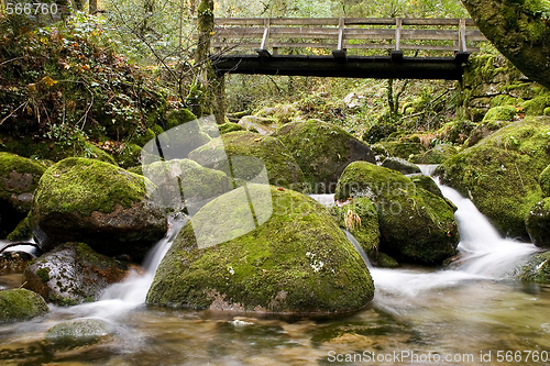 Image of Great Landscape on the mountains in Portugal