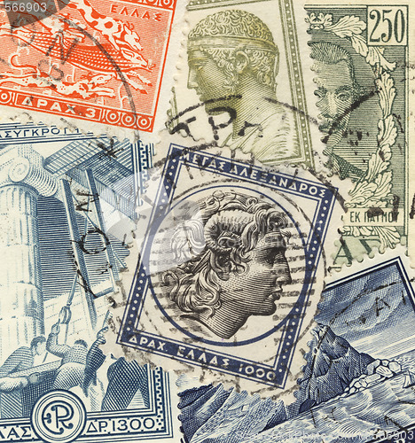 Image of greek postage