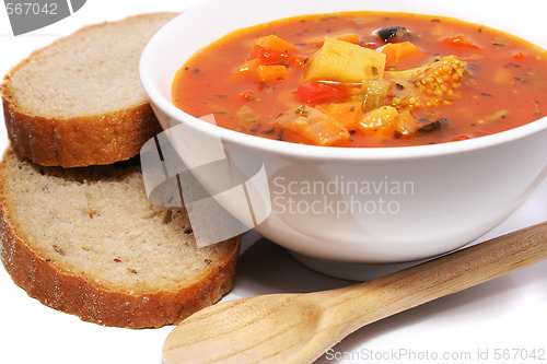 Image of Fresh vegetable soup