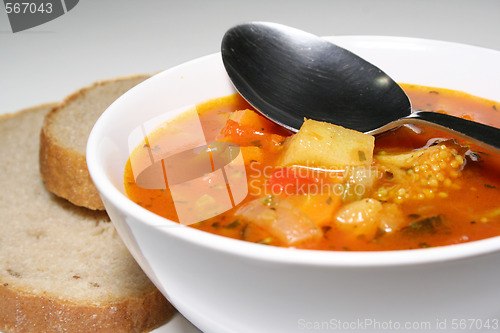 Image of Fresh vegetable soup