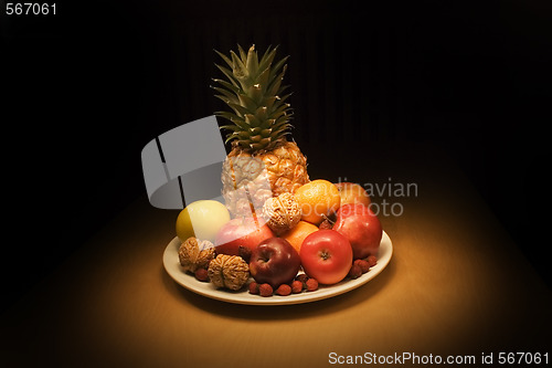 Image of Fruits with pineapple