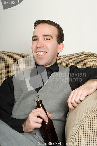 Image of Businessman At Home