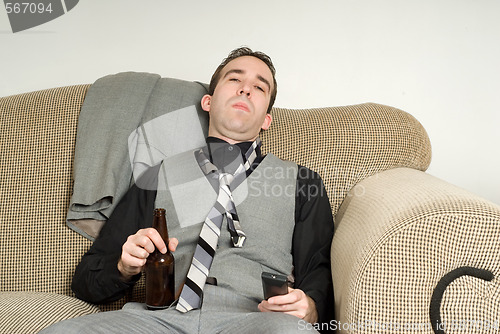 Image of Bored Businessman
