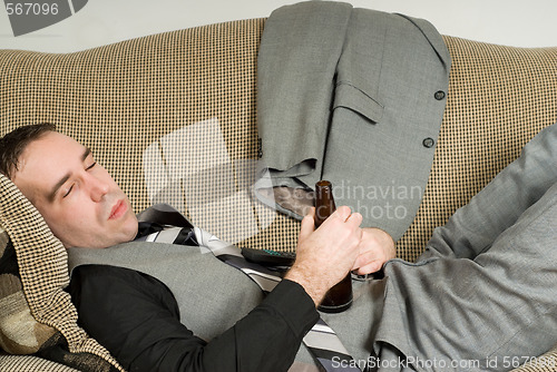 Image of Tired Businessman