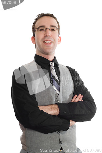 Image of Isolated Businessman