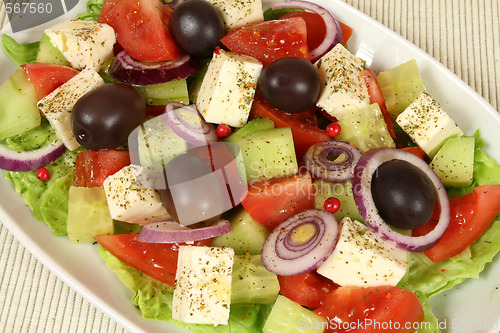 Image of Greek salad.