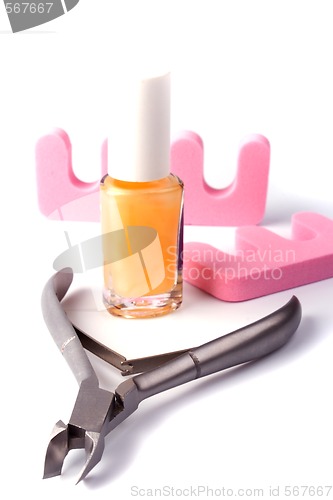Image of pedicure beauty set