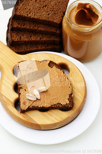 Image of peanut butter sandwich