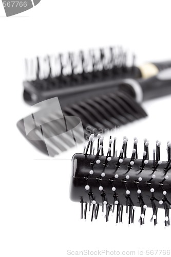 Image of hairbrushes